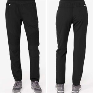 NWT Figs Kayne Moto pants scrubs technical collection black size: L